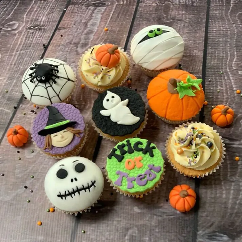 easy Halloween cupcake tutorial
