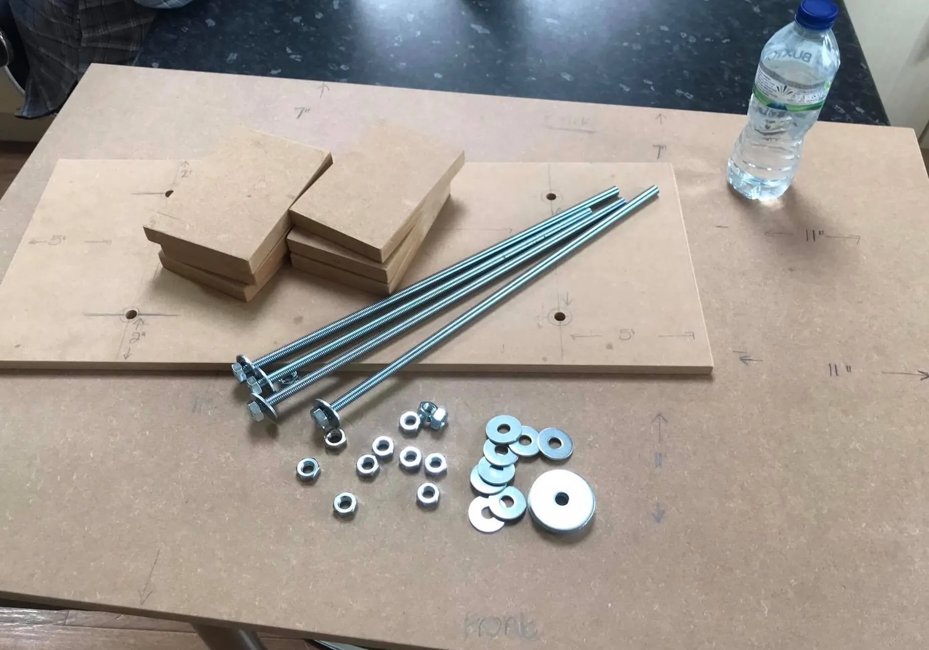 structured cake framework pieces