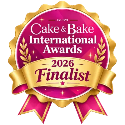 Cake bake international awards finalist logo